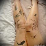 татуировки с животными на ногах - tatufoto.com 010323 - 076