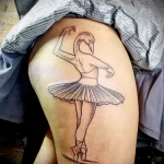 рисунок татуировки станцующей уткой - tatufoto.com 230423 - 071