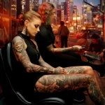 Боль при нанесении татуировки фото 010 для статьи на сайте tatufoto.com