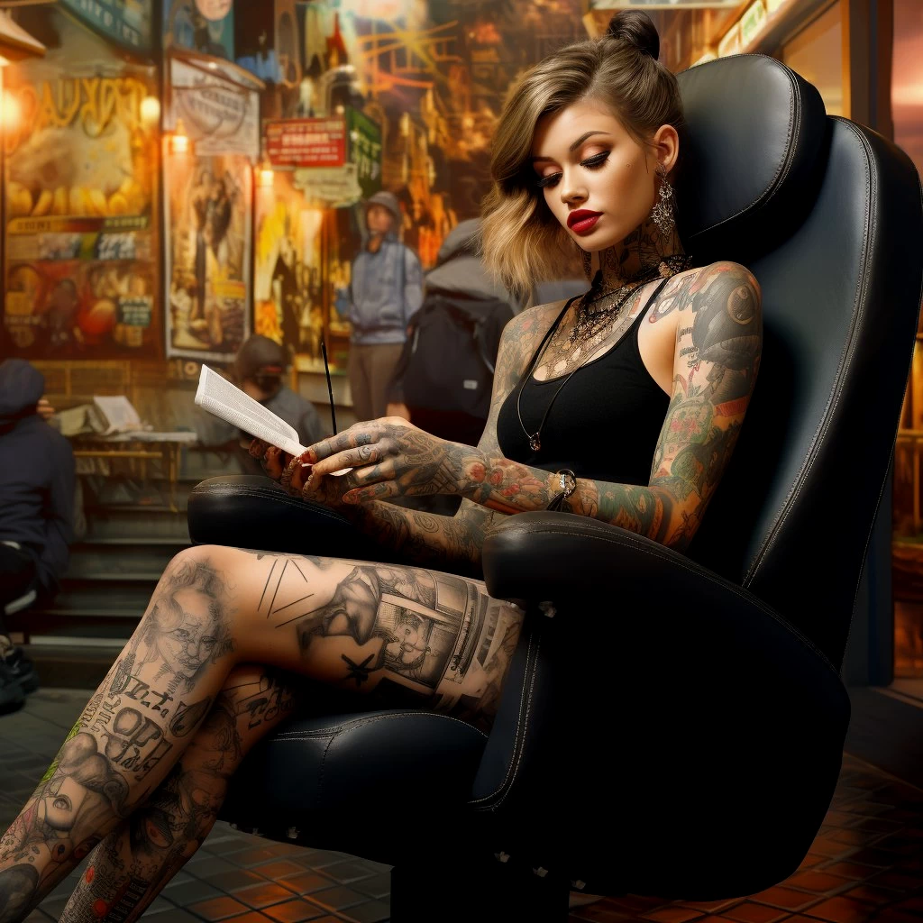 Боль при нанесении татуировки фото 018 для статьи на сайте tatufoto.com