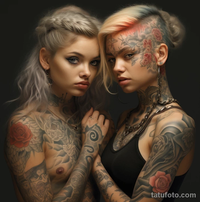 Искусство татуировки и феминизм - девушка с телом в тату 13 - 281023 tatufoto.com 13