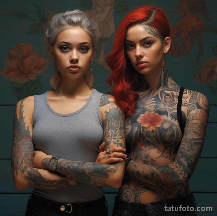 Искусство татуировки и феминизм - девушка с телом в тату 14 - 281023 tatufoto.com 14