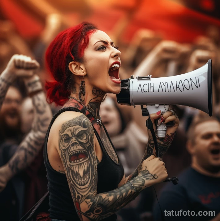 Искусство татуировки и феминизм - девушка с телом в тату 20 - 281023 tatufoto.com 20