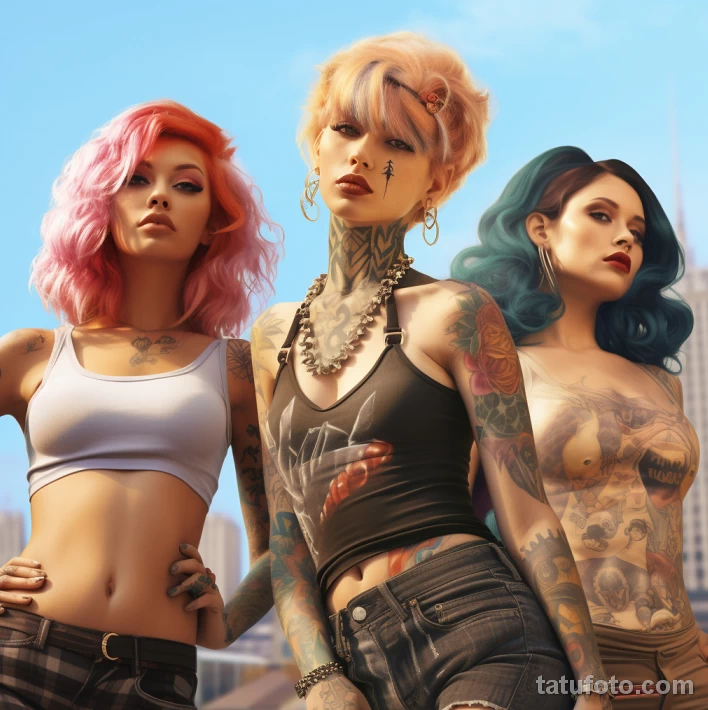 Искусство татуировки и феминизм - девушка с телом в тату 8 - 281023 tatufoto.com 08