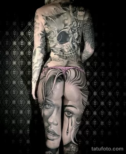 Реалистический стиль татуировки 1 - фото пример тату tatufoto.com 18