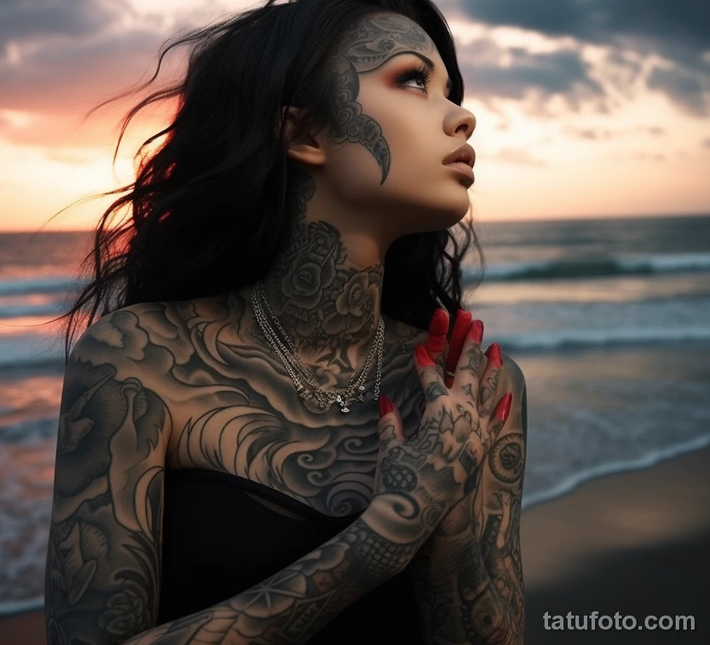 Татуировки и память - фото людей с тату - 29,10,2023 - tatufoto.com 003