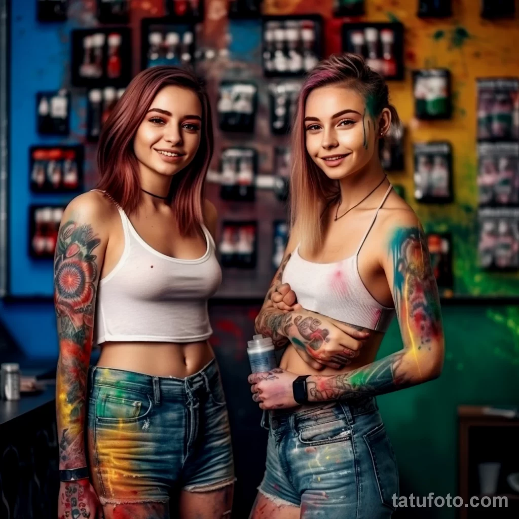 Фото красивых девушек с тату 002 tatufoto.com 20,10,2023