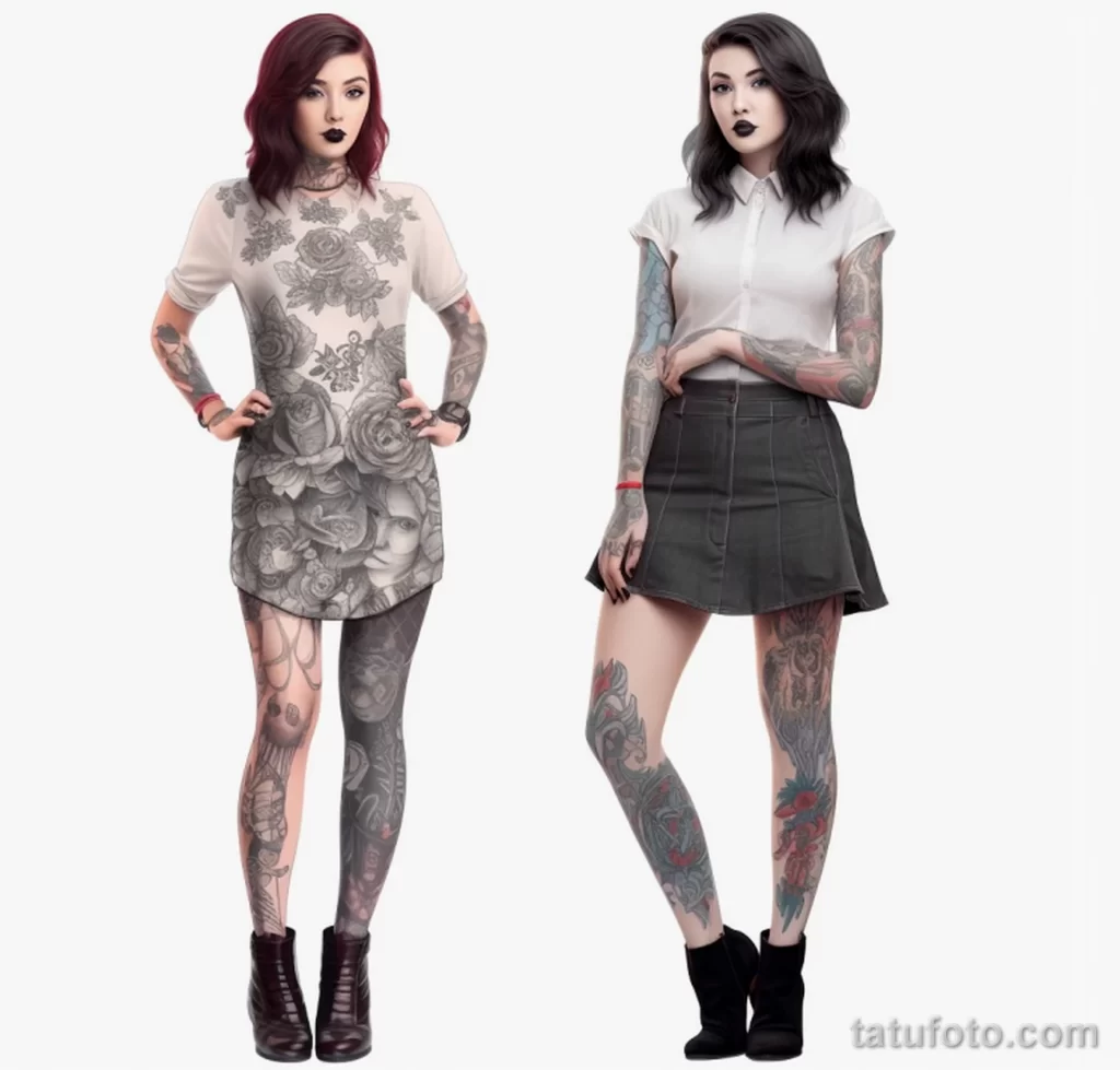 Фото красивых девушек с тату 013 tatufoto.com 20,10,2023