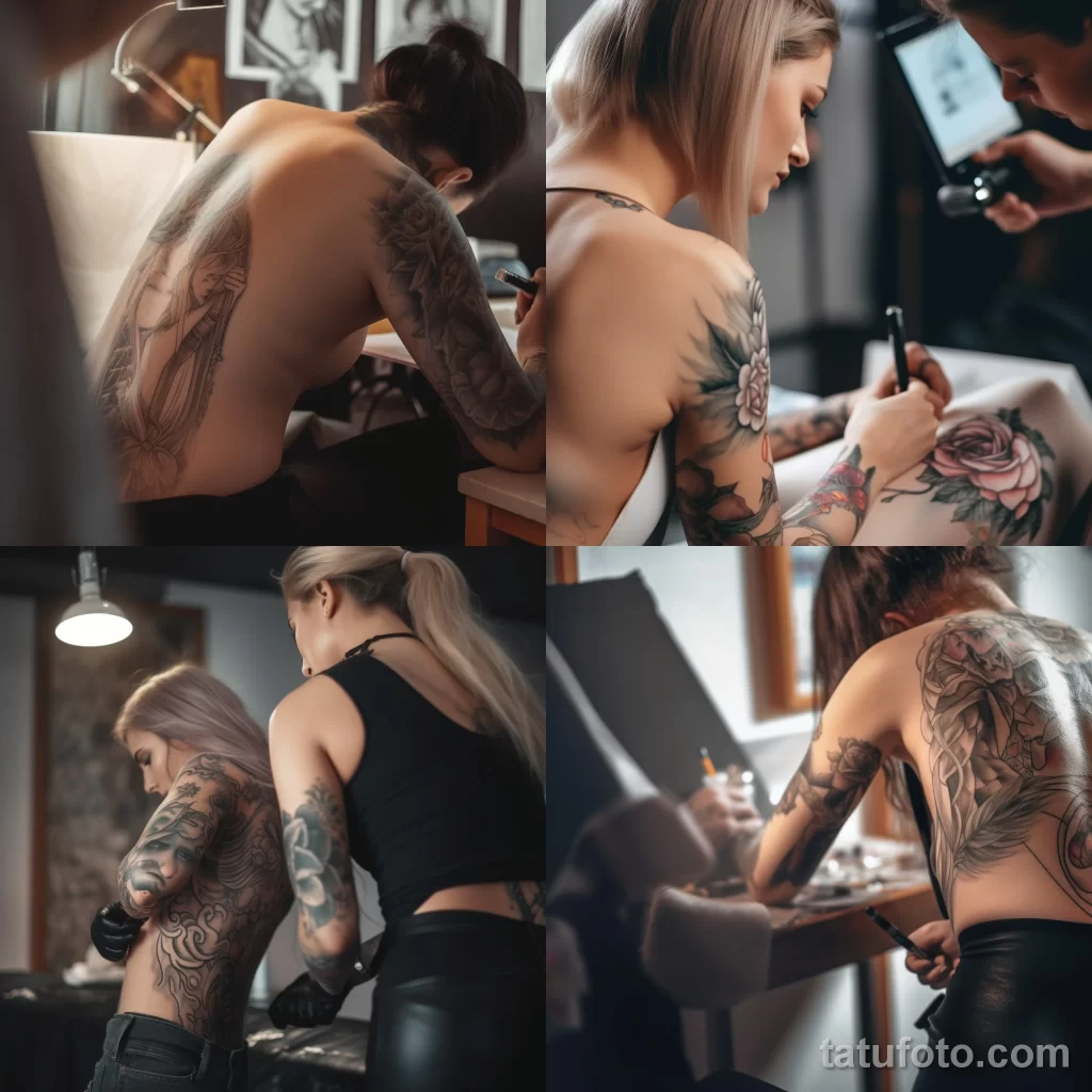 красивая девушка с татуировками 1 - tatufoto.com 06
