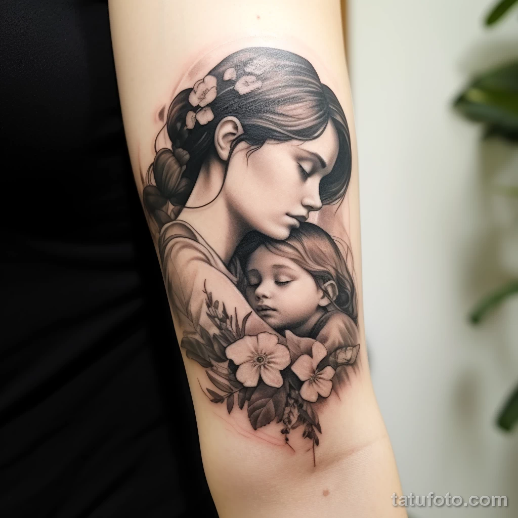 A serene tattoo on the girls forearm featuring a mot bea bef a aecc 191123 tatufoto.com