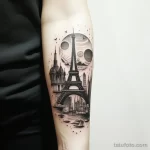 A tattoo of iconic landmarks like the Eiffel Tower S ed d d ac edcf _1 271123 tatufoto.com