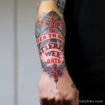 A tattoo with the phrase Together We Can End HIV deeb e eaa bc efadb _1_2 231123 tatufoto.com