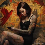 A tattooed woman engaging in a Twitter debate sty ffcad aab d cd bafacd 171123 tatufoto.com