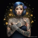 A tattooed woman promoting an event on Facebook s dd fb feabb _1 171123 tatufoto.com