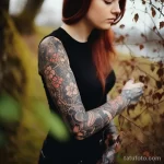A tattooed woman sharing her tattoo journey on a blo cd fd b defcde _1_2 171123 tatufoto.com