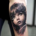 An intimate close up of a black and gray tattoo port beb c ef bea bccee _1_2 191123 tatufoto.com