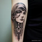 . Art deco inspired patterns on forearm 16.11.2023 tatufoto.com 004