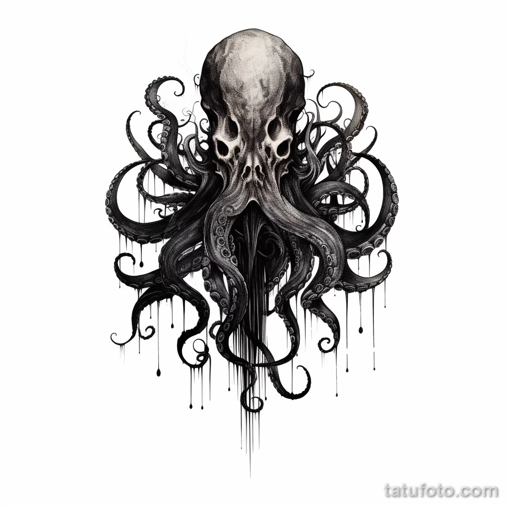 Design a modern tattoo of a minimalist octopus on th dbb d df bf aabfceaa 221123 tatufoto.com