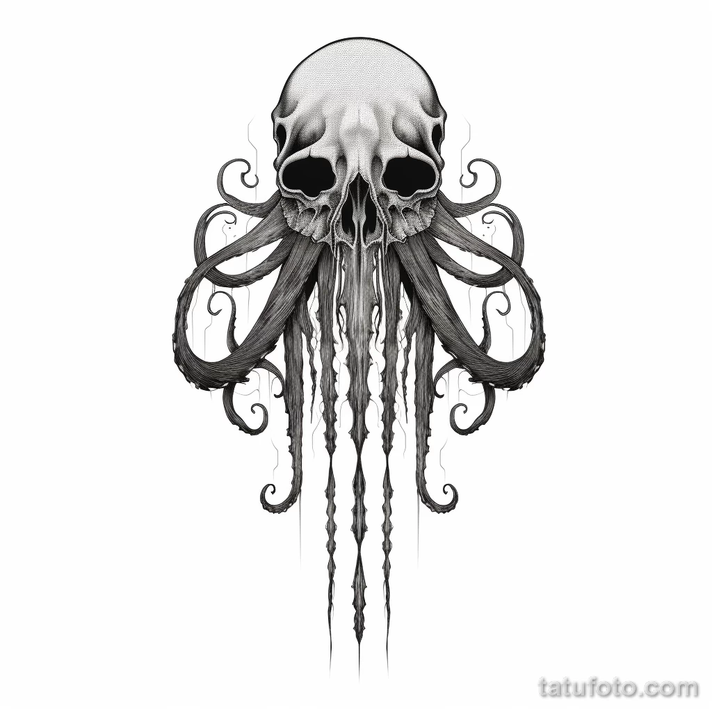 Design a modern tattoo of a minimalist octopus on th dbb d df bf aabfceaa _1_2_3 221123 tatufoto.com