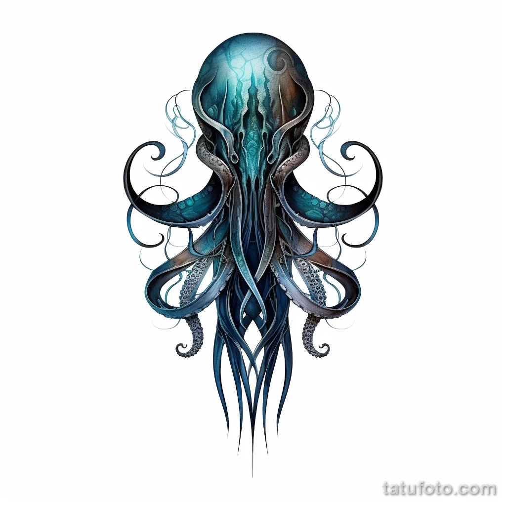 Design a modern tattoo of a sleek and abstract octop aeaaf fd b bd ef 221123 tatufoto.com