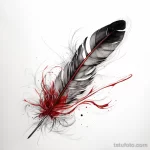 Feather and ink drawing tattoos about AIDS stylize aaffd fdf fd fca acdba _1_2 231123 tatufoto.com