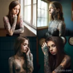 Girl with tattoo showing short term effects on skin 1 09112023 tatufoto.com 093