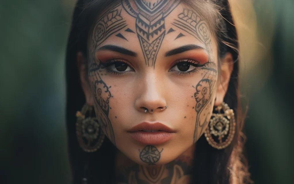 Татуировки и модификация лица