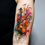 . Painters palette and brushes on inner arm 16.11.2023 tatufoto.com 034