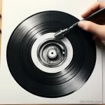 Photo realistic tattoo sketch of a classic vinyl rec edc ea ad cbadb _1_2_3 16.11.2023 tatufoto.com 084