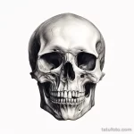 Photo realistic tattoo sketch of a detailed human sk f d e bfa aacdb 16.11.2023 tatufoto.com 100