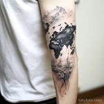 Photo realistic tattoo sketch of a detailed world ma ead b ccabec _1 16.11.2023 tatufoto.com 112