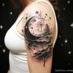 Photo realistic tattoo sketch of a night sky with st eebc ce ad d abbff _1_2 16.11.2023 tatufoto.com 144