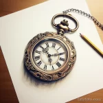 Photo realistic tattoo sketch of a vintage pocket wa ada dc c abe bffcdf 16.11.2023 tatufoto.com 211