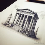 Photo realistic tattoo sketch of an ancient Greek te cb a fc e ceaac _1_2 16.11.2023 tatufoto.com 221