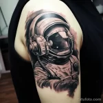 Photo realistic tattoo sketch of an astronaut in spa bbd d b aa becefd _1_2 16.11.2023 tatufoto.com 229