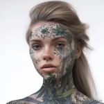 Photorealistic portrayal of a woman with delicate na ace c edc 251123 tatufoto.com