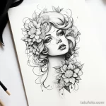 Solidarity Beautiful sketch for a white sheet tattoo aeb ed e f eaff _1 231123 tatufoto.com