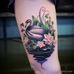 Tattoo concept with a graceful swan in a serene pond d b add aecab _1_2_3 221123 tatufoto.com