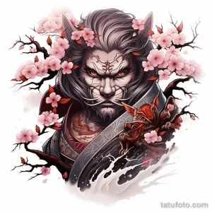 Tattoo idea A regal Bengal tiger in a Japanese irezu dcabe bc ef bc acba 221123 tatufoto.com