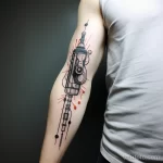 The needle from the syringe is a realistic drawing o bdbe e bed ffebbf 231123 tatufoto.com