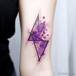 Violet triangle idea of tattoos about HIV stylize cedee b ea d cbfd _1 231123 tatufoto.com