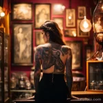 Woman with elegant tattoos on her shoulder and back f de fc afe _1 231123 tatufoto.com