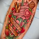 Пример рисунка татуировки с молочным коктейлем 12.11.2023 tatufoto.com 003