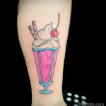Пример рисунка татуировки с молочным коктейлем 12.11.2023 tatufoto.com 025