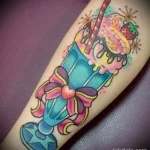 Пример рисунка татуировки с молочным коктейлем 12.11.2023 tatufoto.com 026