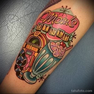 Пример рисунка татуировки с молочным коктейлем 12.11.2023 tatufoto.com 035