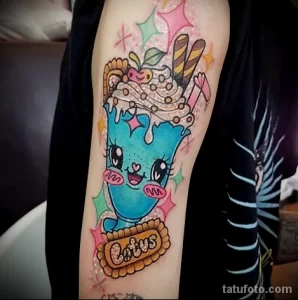 Пример рисунка татуировки с молочным коктейлем 12.11.2023 tatufoto.com 045