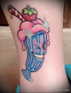 Пример рисунка татуировки с молочным коктейлем 12.11.2023 tatufoto.com 048