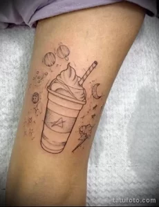 Пример рисунка татуировки с молочным коктейлем 12.11.2023 tatufoto.com 052