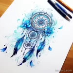 Фото пример рисунка акварельной татуировки ИДЕЯ ТАТУ 201123 tatufoto.com 254